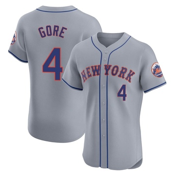 Elite Terrance Gore Men's New York Mets Gray Road Jersey