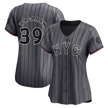 Limited Eric Wagaman Women's New York Mets Graphite 2024 City Connect Jersey