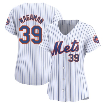 Limited Eric Wagaman Women's New York Mets White Home Jersey