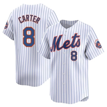 Limited Gary Carter Men's New York Mets White Home Jersey