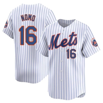 Limited Hideo Nomo Men's New York Mets White Home Jersey