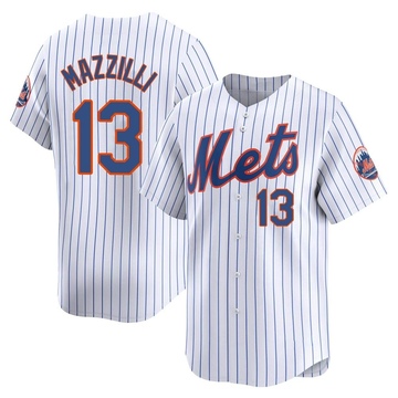 Limited Lee Mazzilli Men's New York Mets White Home Jersey