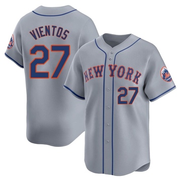Limited Mark Vientos Men's New York Mets Gray Away Jersey