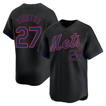 Limited Mark Vientos Youth New York Mets Black Alternate Jersey