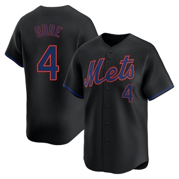 Limited Terrance Gore Youth New York Mets Black Alternate Jersey