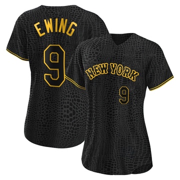 Replica A.J. Ewing Women's New York Mets Black Snake Skin City Jersey