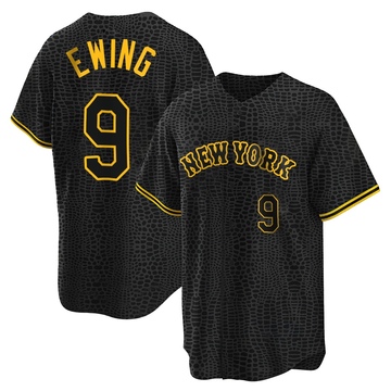 Replica A.J. Ewing Youth New York Mets Black Snake Skin City Jersey