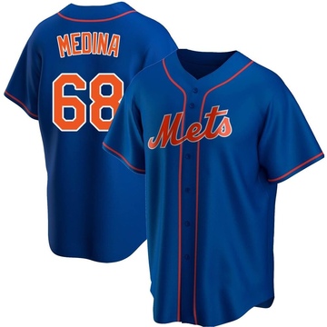 Replica Adonis Medina Youth New York Mets Royal Alternate Jersey