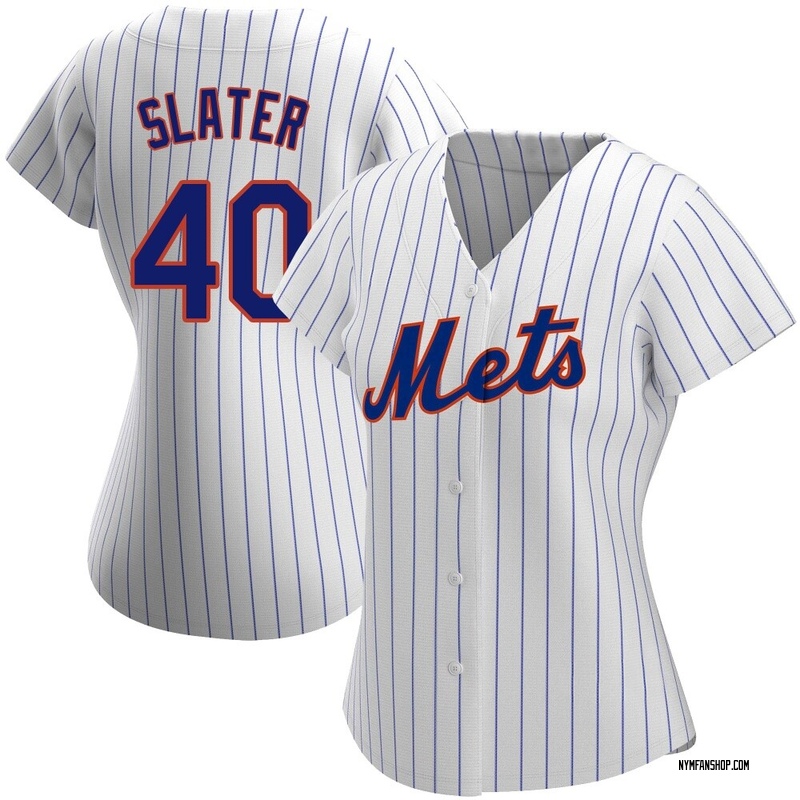 Replica Austin Slater Women's New York Mets White Home Jersey