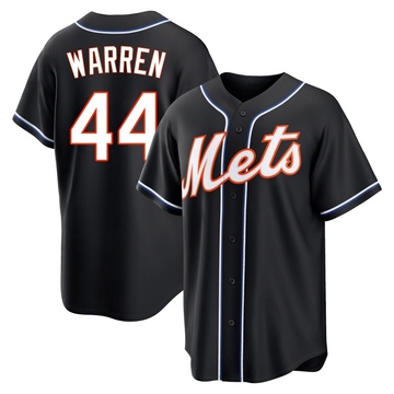 Replica Austin Warren Youth New York Mets Black Fashion Out Jersey
