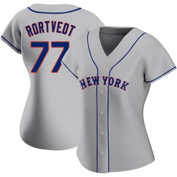 Replica Ben Rortvedt Women's New York Mets Gray Road Jersey