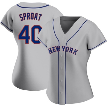 Replica Brandon Sproat Women's New York Mets Gray Road Jersey