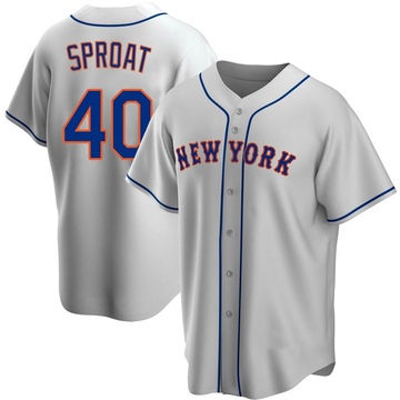 Replica Brandon Sproat Youth New York Mets Gray Road Jersey
