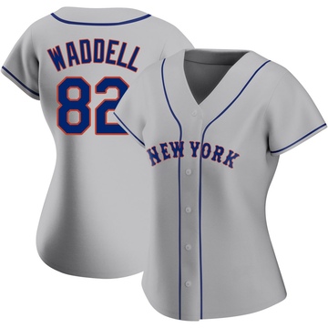 Replica Brandon Waddell Women's New York Mets Gray Road Jersey