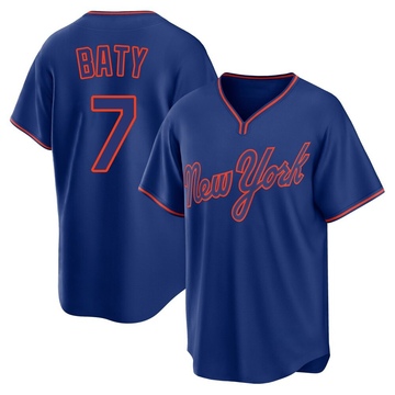 Replica Brett Baty Youth New York Mets Royal Alternate 2 Jersey
