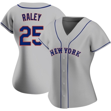 Replica Brooks Raley Women's New York Mets Gray Road Jersey