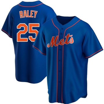 Replica Brooks Raley Youth New York Mets Royal Alternate Jersey