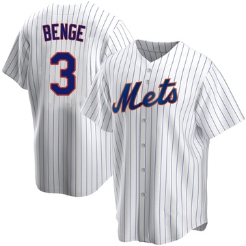 Replica Carson Benge Youth New York Mets White Home Jersey