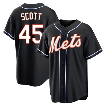 Replica Christian Scott Youth New York Mets Black Fashion Out Jersey