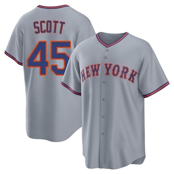 Replica Christian Scott Youth New York Mets Gray Away 2.0 Jersey