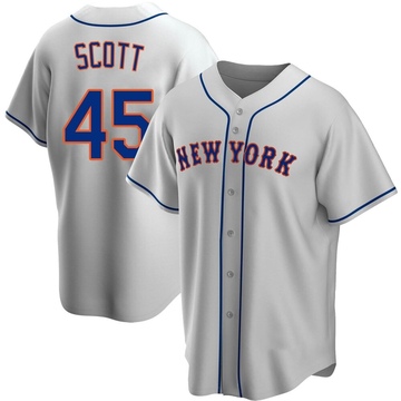 Replica Christian Scott Youth New York Mets Gray Road Jersey