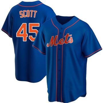 Replica Christian Scott Youth New York Mets Royal Alternate Jersey