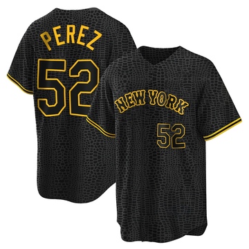 Replica Cionel Perez Youth New York Mets Black Snake Skin City Jersey