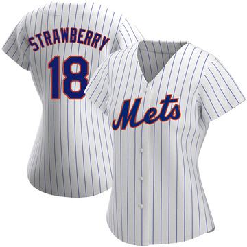Replica Darryl Strawberry Women's New York Mets White Home Jersey