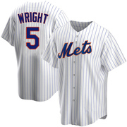 Replica David Wright Men's New York Mets White Home Jersey