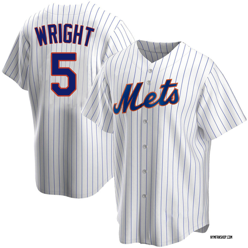 Replica David Wright Men's New York Mets White Home Jersey