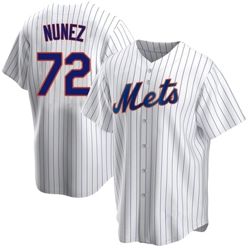 Replica Dedniel Nunez Men's New York Mets White Home Jersey
