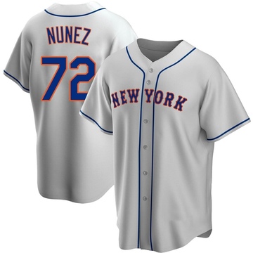 Replica Dedniel Nunez Youth New York Mets Gray Road Jersey