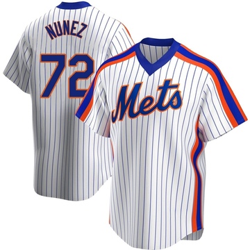 Replica Dedniel Nunez Youth New York Mets White Home Cooperstown Collection Jersey