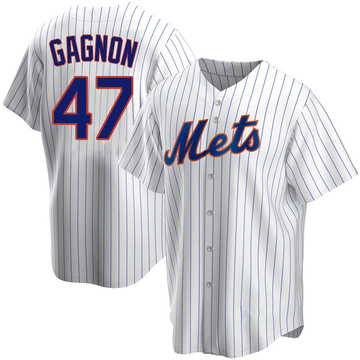 Replica Drew Gagnon Men's New York Mets White Home Jersey