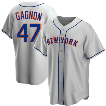 Replica Drew Gagnon Youth New York Mets Gray Road Jersey