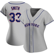 Replica Drew Smith Women's New York Mets Gray Road Jersey