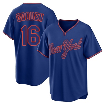 Replica Dwight Gooden Youth New York Mets Royal Alternate 2 Jersey