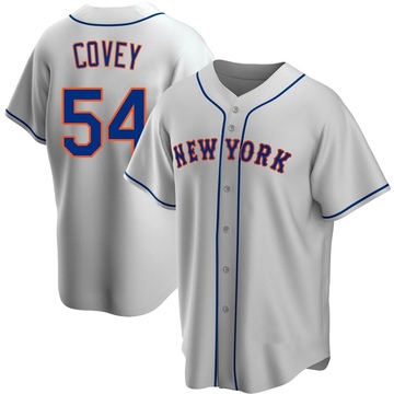 Replica Dylan Covey Youth New York Mets Gray Road Jersey