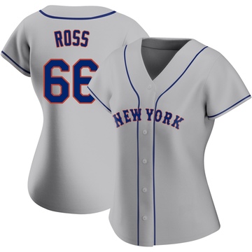 Replica Dylan Ross Women's New York Mets Gray Road Jersey