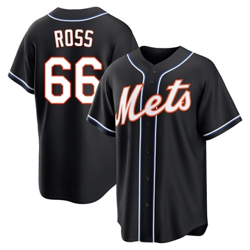 Replica Dylan Ross Youth New York Mets Black Fashion Out Jersey