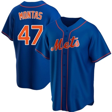 Replica Frankie Montas Men's New York Mets Royal Alternate Jersey