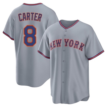 Replica Gary Carter Youth New York Mets Gray Away 2.0 Jersey