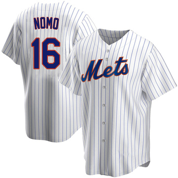 Replica Hideo Nomo Men's New York Mets White Home Jersey