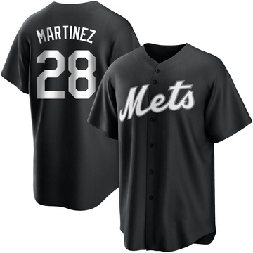 Replica J.D. Martinez Youth New York Mets White Black/ Jersey