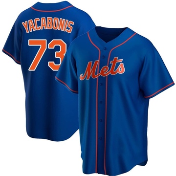 Replica Jimmy Yacabonis Men's New York Mets Royal Alternate Jersey