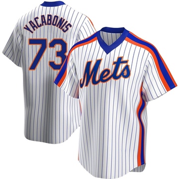 Replica Jimmy Yacabonis Youth New York Mets White Home Cooperstown Collection Jersey