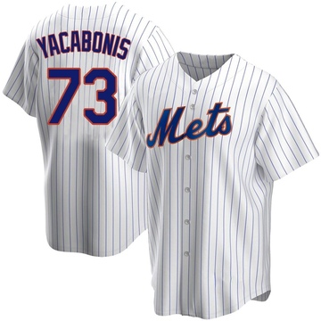 Replica Jimmy Yacabonis Youth New York Mets White Home Jersey