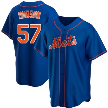 Replica Joe Hudson Youth New York Mets Royal Alternate Jersey