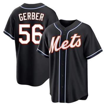 Replica Joey Gerber Youth New York Mets Black Fashion Out Jersey