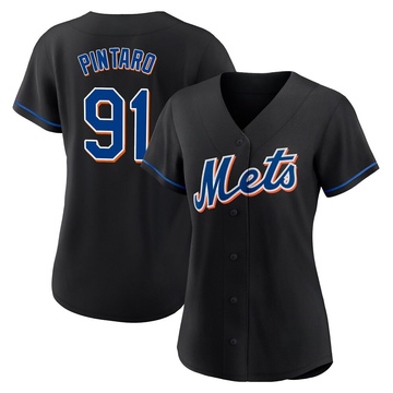 Replica Jonathan Pintaro Women's New York Mets Black 2022 Alternate Jersey